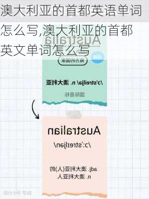 澳大利亚的首都英语单词怎么写,澳大利亚的首都英文单词怎么写