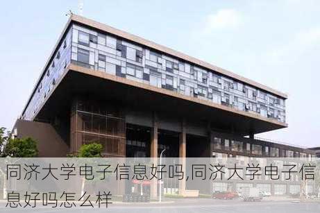 同济大学电子信息好吗,同济大学电子信息好吗怎么样