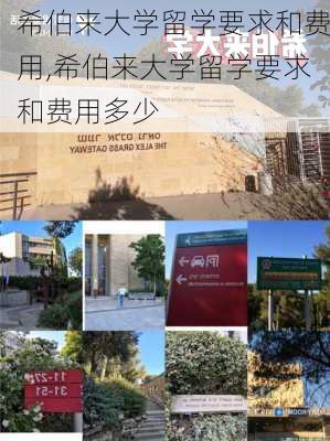 希伯来大学留学要求和费用,希伯来大学留学要求和费用多少