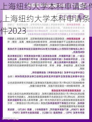 上海纽约大学本科申请条件,上海纽约大学本科申请条件2023