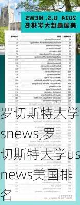 罗切斯特大学usnews,罗切斯特大学usnews美国排名