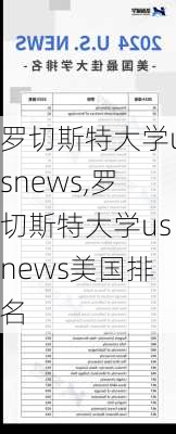 罗切斯特大学usnews,罗切斯特大学usnews美国排名