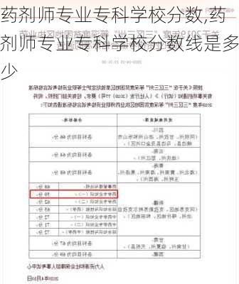 药剂师专业专科学校分数,药剂师专业专科学校分数线是多少