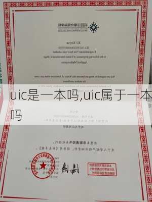 uic是一本吗,uic属于一本吗