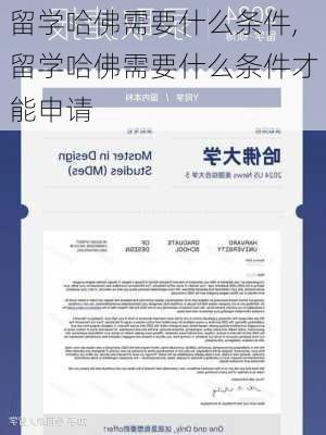 留学哈佛需要什么条件,留学哈佛需要什么条件才能申请