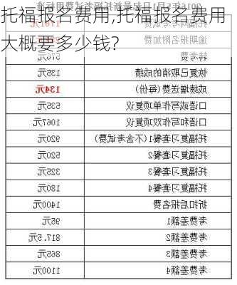 托福报名费用,托福报名费用大概要多少钱?