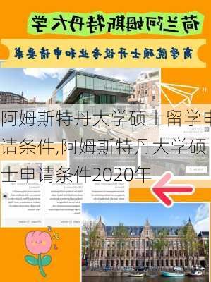 阿姆斯特丹大学硕士留学申请条件,阿姆斯特丹大学硕士申请条件2020年