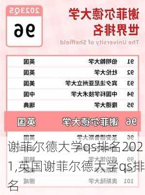 谢菲尔德大学qs排名2021,英国谢菲尔德大学qs排名