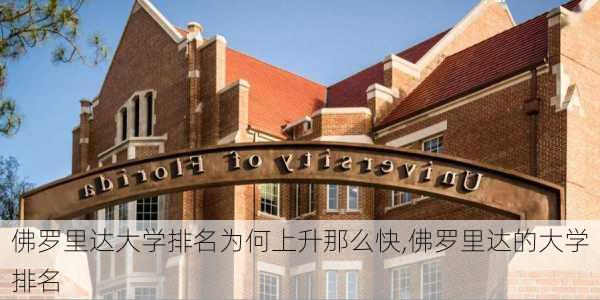 佛罗里达大学排名为何上升那么快,佛罗里达的大学排名