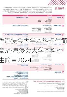 香港浸会大学本科招生简章,香港浸会大学本科招生简章2024