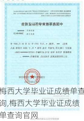 梅西大学毕业证成绩单查询,梅西大学毕业证成绩单查询官网