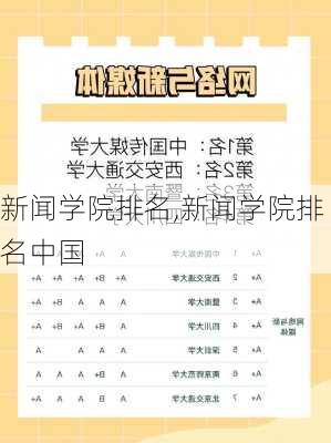 新闻学院排名,新闻学院排名中国