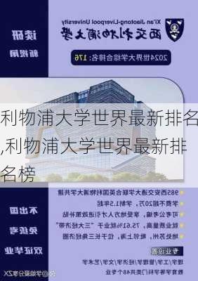 利物浦大学世界最新排名,利物浦大学世界最新排名榜