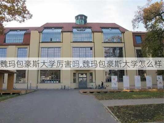 魏玛包豪斯大学厉害吗,魏玛包豪斯大学怎么样