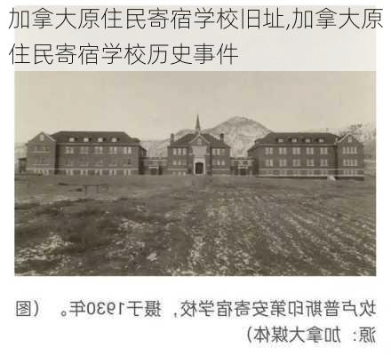 加拿大原住民寄宿学校旧址,加拿大原住民寄宿学校历史事件