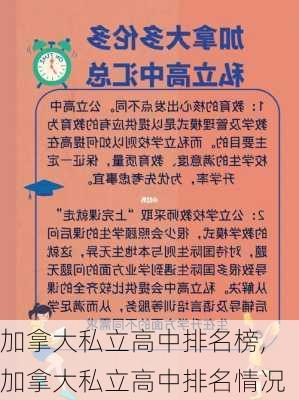 加拿大私立高中排名榜,加拿大私立高中排名情况