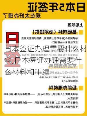 日本签证办理需要什么材料,日本签证办理需要什么材料和手续