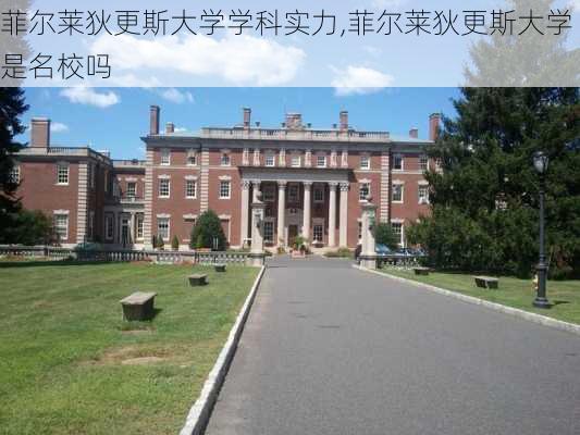 菲尔莱狄更斯大学学科实力,菲尔莱狄更斯大学是名校吗