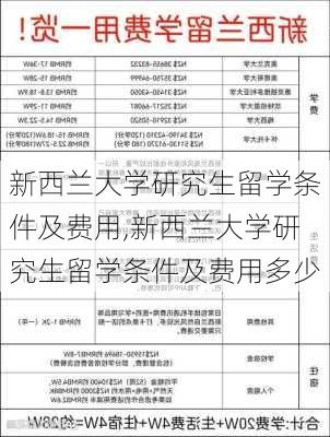 新西兰大学研究生留学条件及费用,新西兰大学研究生留学条件及费用多少