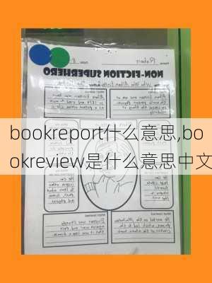 bookreport什么意思,bookreview是什么意思中文