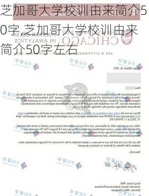 芝加哥大学校训由来简介50字,芝加哥大学校训由来简介50字左右