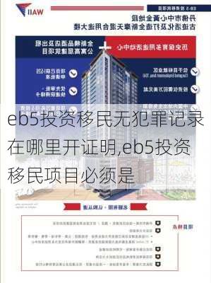 eb5投资移民无犯罪记录在哪里开证明,eb5投资移民项目必须是