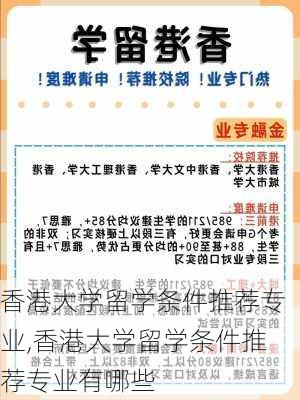 香港大学留学条件推荐专业,香港大学留学条件推荐专业有哪些