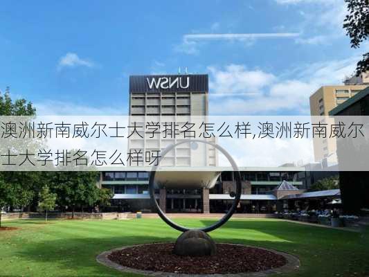 澳洲新南威尔士大学排名怎么样,澳洲新南威尔士大学排名怎么样呀