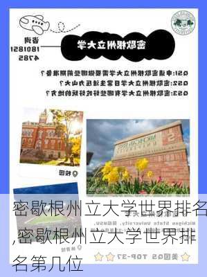 密歇根州立大学世界排名,密歇根州立大学世界排名第几位