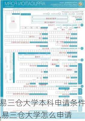 易三仓大学本科申请条件,易三仓大学怎么申请