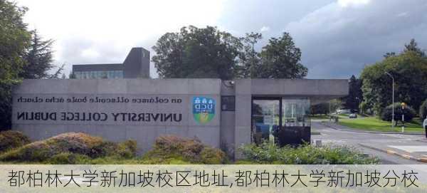 都柏林大学新加坡校区地址,都柏林大学新加坡分校