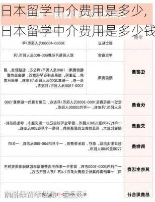 日本留学中介费用是多少,日本留学中介费用是多少钱