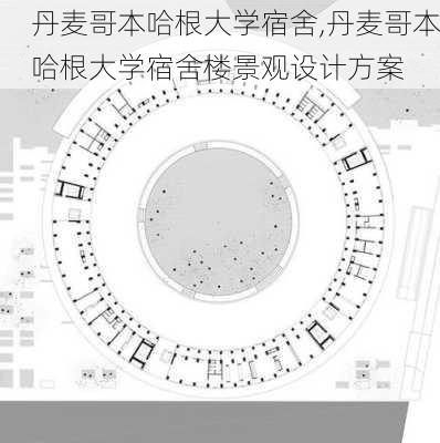 丹麦哥本哈根大学宿舍,丹麦哥本哈根大学宿舍楼景观设计方案