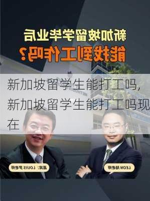 新加坡留学生能打工吗,新加坡留学生能打工吗现在