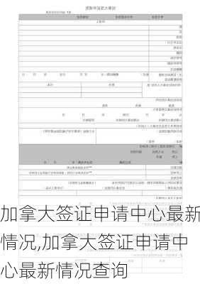 加拿大签证申请中心最新情况,加拿大签证申请中心最新情况查询