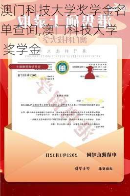 澳门科技大学奖学金名单查询,澳门科技大学 奖学金