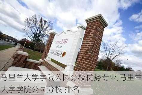 马里兰大学学院公园分校优势专业,马里兰大学学院公园分校 排名