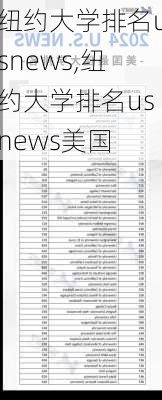 纽约大学排名usnews,纽约大学排名usnews美国