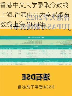 香港中文大学录取分数线 上海,香港中文大学录取分数线上海2023年