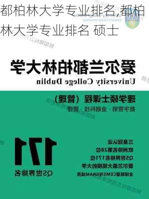 都柏林大学专业排名,都柏林大学专业排名 硕士