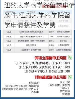 纽约大学商学院留学申请条件,纽约大学商学院留学申请条件及学费