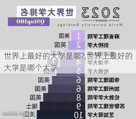 世界上最好的大学是哪?,世界上最好的大学是哪个大学