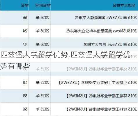 匹兹堡大学留学优势,匹兹堡大学留学优势有哪些