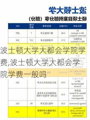 波士顿大学大都会学院学费,波士顿大学大都会学院学费一般吗