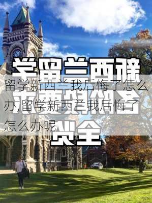 留学新西兰我后悔了怎么办,留学新西兰我后悔了怎么办呢