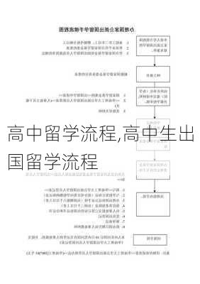 高中留学流程,高中生出国留学流程