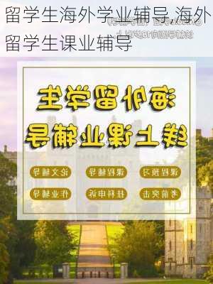 留学生海外学业辅导,海外留学生课业辅导