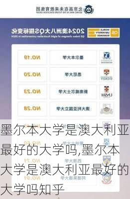 墨尔本大学是澳大利亚最好的大学吗,墨尔本大学是澳大利亚最好的大学吗知乎