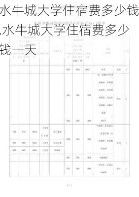 水牛城大学住宿费多少钱,水牛城大学住宿费多少钱一天