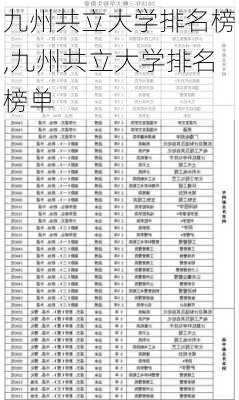 九州共立大学排名榜,九州共立大学排名榜单